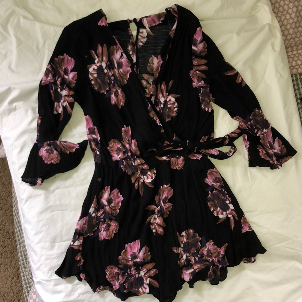 Free People Wrap Top Romper Size Medium